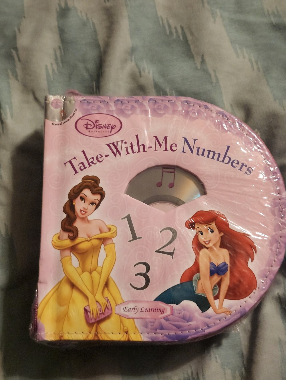 NWOT Disney Princess and Winnie the Pooh Take-with-Me Alphabet Learning Books CD